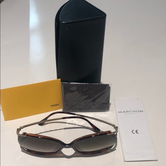 FENDI women’s sunglasses tortoise / gold main image 7